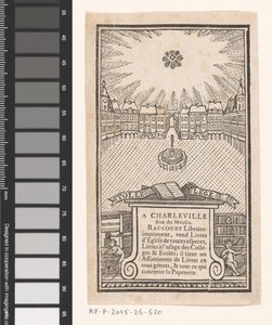 Visiting Card of Jean-Baptiste-François Raucourt, Bookseller and Printer in Charleville by Anonymous
