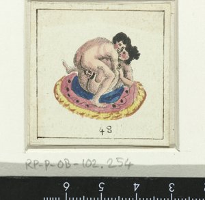 Lovers Lying on a Round Carpet, Eight Erotic Scenes (series title)