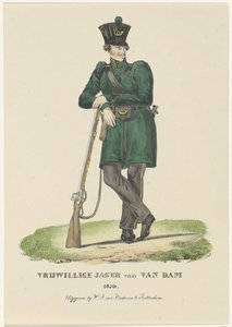 Volunteer Hunter of Van Dam, 1830 by Anonymous