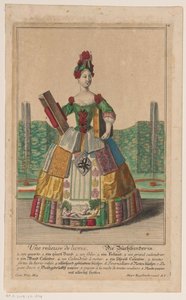 Woman in a Costume of Books