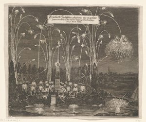 Fireworks at the Pleissenburg, July 8, 1667