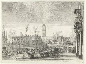 Fireworks; Entry of Ferdinand into Ghent in 1635