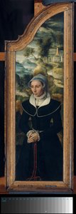 Wing of a Triptych with the Portrait of Elisabeth Canneel by Anonymous