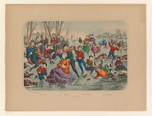 Winter Landscape with Skaters