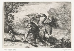 Wolf and Crane by Anonymous
