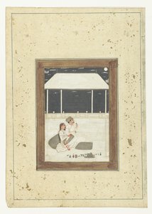 Seated Couple on a Terrace by Anonymous