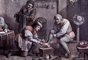 A surgery operation (engraving) by Anonymous Anonymous