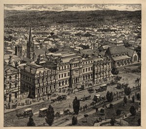 Adelaide - Australia - 1890 - engraving 1890