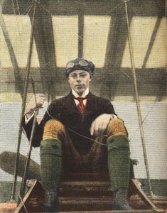 Aviation: Portrait of the Aviator Henri Wynmalen by Anonymous Anonymous