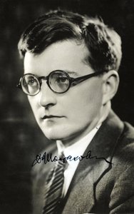 Portrait of the Composer Dmitri Shostakovich, Anonymous