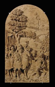 Eight Carved Reliefs, Cherry by Anonymous Anonymous
