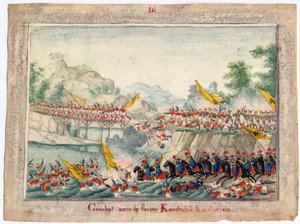 Russo-Turkish War of 1828-1829 - The Battle on the river Kamchik on 15th October 1828 by Anonymous Anonymous