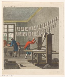 Interior of a Printing House, c.1750-1850