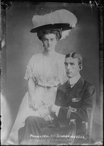 Grand Duchess Maria Pavlovna and Prince Wilhelm, Duke of Soedermanland - Anonymous. Photograph, c. 1910. Private Collection by Anonymous Anonymous