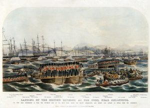 Landing of the British Division at Old Fort, near Sevastopol