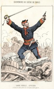 Memories of the siege of Paris: Mobile Guard - Officer: To be defeated without danger, triumph without glory