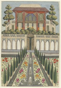 Palace Garden of Hazar Jarib in Aliabad by Anonymous Anonymous