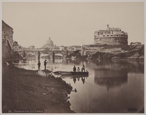 Panorama of the Tiber by Anonymous Anonymous