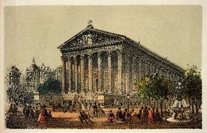 Paris 1874: Church of La Madeleine
