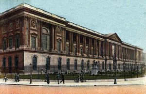 Paris: exterior view of the Colonnade du Louvre built by Claude Perrault (1613-1688) by Anonymous Anonymous