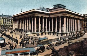 Paris: Exterior View of the Palais Brongniart by Anonymous Anonymous