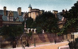 Paris: View of the Musee de Cluny. Photograph of 1920 in Artistic Album of the City of Paris. Private Collection by Anonymous Anonymous