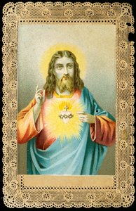 Jesus with Sacred Heart by Anonymous Anonymous