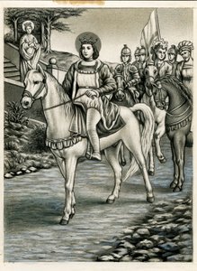 King Saint Louis during the crusade by Anonymous Anonymous