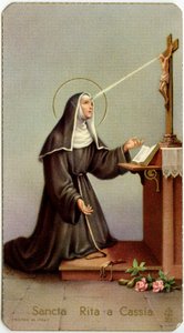 Rita of Cascia During Her Partial Stigmata