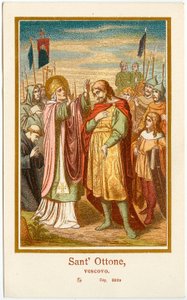Pious image: Saint Othon I, Bishop of Bamberg by Anonymous Anonymous