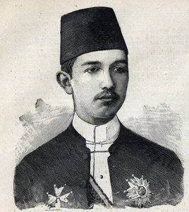 Portrait of Abbas II Pasha (1874-1944), Vice King of Egypt. Engraving in Le Petit Parisien by Anonymous Anonymous