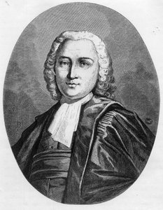 Portrait of Chretien Guillaume de Malesherbes (1721-1794) lawyer of the King under the Convention - Engraving of 1863 in “The Red Book - Histoire De L