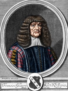 Portrait of Francis Glisson, British physician, anatomist.