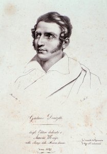 Portrait of Gaetano Donizetti by Anonymous Anonymous