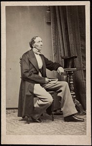 Portrait of Hans Christian Andersen (1805-1875) by Anonymous Anonymous