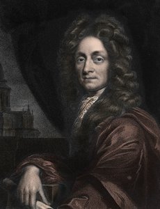 Portrait of Sir Christopher Wren, English architect (1632-1723)