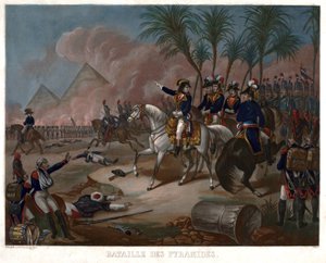The Battle of the Pyramids by Anonymous Anonymous