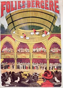 The Folies-Bergere, cabaret music-hall by Anonymous Anonymous