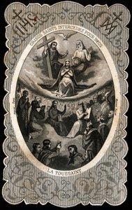 The Virgin Mary with the Holy Trinity