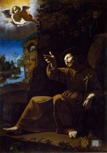 The Vision of St Francis by Anonymous Anonymous