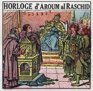 Time: Haroun al-Rashid, Caliph of the Abbasid. Anonymous illustration from 1925. Private collection. by Anonymous Anonymous