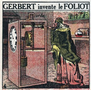 Time: clock has weight. Gerbert d