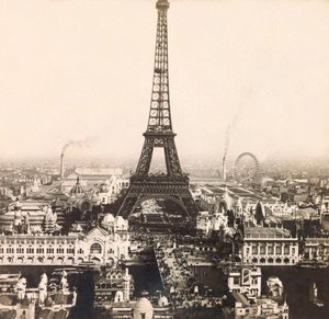 Universal Exposition of 1900 in Paris: Panoramic view of the Champs de Mars - private collection by Anonymous Anonymous