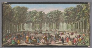 View of the Water Theater Grove, Versailles by Anonymous Anonymous