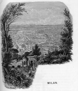 View of the City of Milan, Italy (engraving) by Anonymous Anonymous
