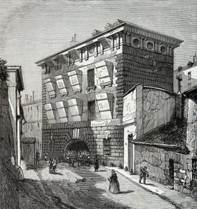 View of the Former Prison of La Force, Rue du Roi de Sicile in Paris in the 19th Century by Anonymous Anonymous