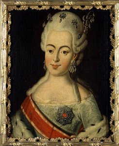 Portrait of Grand Duchess Natalia Alexeyevna of Russia by Anonymous Anonymous
