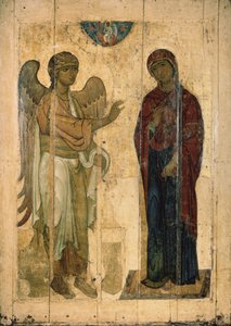 The Annunciation of Ustyug, 1130-1140 by Anonymous Russian icon painter