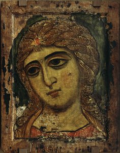The Archangel Gabriel The Angel with Golden Hair by Anonymous Russian icon painter