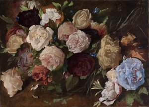 Study of Flowers by Anselm Feuerbach